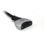 LevelOne KVM-0290 commutateur écran, Clavier et Souris Noir, Gris