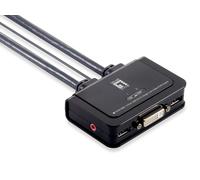 LevelOne KVM-0260 - Commutateur écran-clavier-souris/audio - 2 x KVM / audio - de bureau G