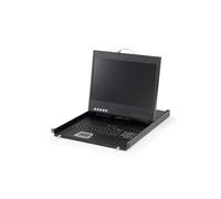 LEVELONE KVM SWITCH WIDESCREEN LCD KVM-8901FR CONSOLE RACK