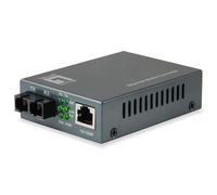 LevelOne FVT-1101 convertisseur de support réseau 100 Mbit/s 1310 nm Multimode Noir