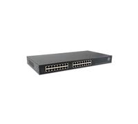 LevelOne POH-1620 Injecteur PoE 16 ports RJ-45 Gigabit Ethernet, Fast Ethernet, 400W PoE Budget, 30W par port, Rack 1U, Standards IEEE 802.3af/at