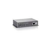 LevelOne POR-0200 Répéteur PoE Réseau 10/100Base-T(X) 3 RJ45 (2 PoE) Extension 100m - Alimentation 44-57V - Montage Mural - 130x90x28mm