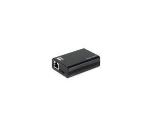 LevelOne POS-5001 Séparateur Voix-Données PoE 50W, IEEE 802.3af/at/bt, 10/100/1000Base-T(X), Sorties 5/12/24V, Port USB-C, Noir