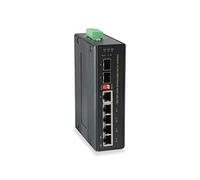 LevelOne Routeur filaire IES0610 Gigabit Ethernet (10/100/1000) Noir Connexion Ethernet, supportant l alimentation via ce port (PoE) Commutateurs