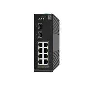 Level One Switch Gigabit Ethernet L2 IGS-2110P – 8x RJ45 PoE+ 2x SFP, 20 Gbit/s, QoS, VLAN, Rail DIN