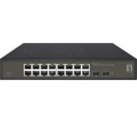 LevelOne Switch 16x GE GES-2118 2xGSFP 19" Hilbert