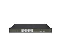 LevelOne Switch 16x GE GES-2118P 2xGSFP 19" 230W 16xPoE+