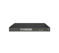 LevelOne Switch 16x GE GES-2118P 2xGSFP 19" 230W 16xPoE+ - Switch