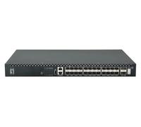 Level One Commutateur réseau XQS-3126, 26 x GE, 2 x 40/100GbE, 24 x PoE, 19", 185 W