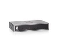LevelOne Switch 4x FE FEU-0511 1x SC MM Fiber Metall