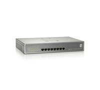 Commutateur LevelOne GEP-0821 - 8 ports - Gigabit Ethernet - PoE