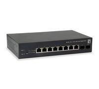 LevelOne Switch 8x GEP-1051 2xGSFP 70W 8xPoE