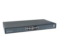 LevelOne Switch 8x10GE 4x10G SFP+ | 8 ports 10GE, 4 ports SFP+