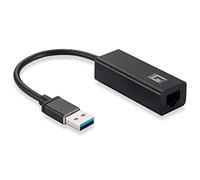 Level One Adaptateur réseau USB-0401 USB 3.0 vers RJ45 – Gigabit 10/100/1000, 0,15 m