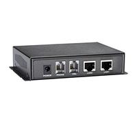 Millennium Convertisseur de support réseau LevelOne VDS-1202 – 100 Mbit/s – Boîtier métal Gris