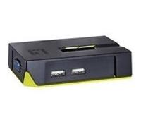 LevelOne ViewCon KVM-0222 - Commutateur KVM - 2 x KVM port(s) - 1 utilisateur local - de bureau G