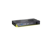 Level One Commutateur KVM KVM-0421 4 ports VGA USB 2.0 2048x1536 Audio 3,5 mm Noir/Vert