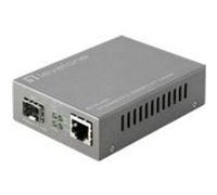 LevelOne Web Smart Series FVS-3800 - Convertisseur de média à fibre optique - 100Mb LAN - 10Base-T, 100Base-TX, 100Base-X - RJ-45 / SFP (mini-GBIC) G