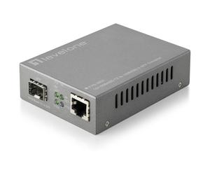 LevelOne Web Smart Series FVS-3800 - Convertisseur de média à fibre optique - 100Mb LAN - 10Base-T, 100Base-TX, 100Base-X - RJ-45 / SFP (mini-GBIC)