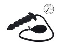 Levelz Beaded Anal Plug Gonflable 21 cm