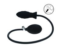 Levelz Ribbed Anal Plug Gonflable 12 cm