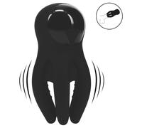 Levelz - vibromasseur gland pénis digital - silicone noir