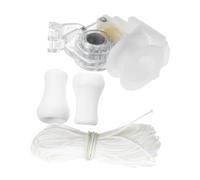 Levemolo 1 Jeu De Baguettes Inclinables pour Stores : Commande D'inclinaison À Cordon Discret pour Stores Horizontaux - Mécanisme D'inclinaison À Corde Et Baguette De 10 m pour