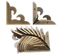 Levemolo 10 Protège-Coins Métalliques Vintage en Métal Argenté pour Albums Photo et Scrapbooking Décoratifs et Solide 10 Pièces pour Protéger Bords et Coins des Livres et Cahiers