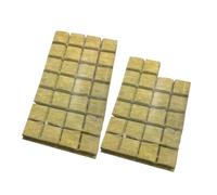 Levemolo 100 Blocs de Substrat sans Terre Cubiques 25X25X40Mm pour Culture Hydroponique d'Intérieur Support de Culture sans Sol Haute Rétention d'eau pour Semis de Légumes et Plantes en