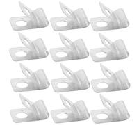 Levemolo 100 Clips en Fil d'acier Inoxydable pour Clôture en Bois, Métal et Vinyle, Pinces de Fixation Résistantes aux Intempéries, Lot de 100 Pièces pour Installation de Grillage Agricole