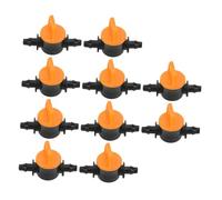Levemolo 10pièces Raccords Irrigation pour Eau Vannes Arrêt à Connexion Rapide Contrôleur De Débit pour Systèmes Goutte à Goutte Et Pompes Aquarium