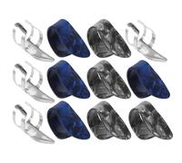 Levemolo 12 Pièces Basse Guitare Choix De Pouce Guitar Thumbpicks Chics De Pouce Ukulélé Accessoires De Banjo