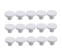 Levemolo 15 pièces Bases Céramique pour Coraux Support Coralline pour Aquarium Eau de Mer Décor Poisson Polyvalent Sûr pour Polypes