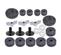 Levemolo 2 Ensembles Kit de Feutres pour Cymbales Batterie, Antidérapant, | Maintenance Standard pour Kits de Batterie, Compatibilité Large Cymbales et Matériel, Usage Maison et Petites Scènes
