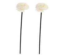 Levemolo 2 pièces Bâtons Diffuseurs Rotin avec Fleurs de Chrysanthème Accessoires pour Huile Essentielle Désodorisant Dambiance pour Maison Bureau et Spa