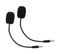 Levemolo 2 Pièces Casque Micro Gaming Filaire Microphone Réglable et Professionnelle du Bruit pour Sessions Marathon de Jeu sur PC à Domicile Coussin en Éponge
