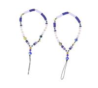 Levemolo 2 pièces Chaîne de Téléphone Portable Pâte Polymère Décoration Suspendue Légère Corde de Fixation Accessoires Créatifs pour Femmes et Filles Style Bohème