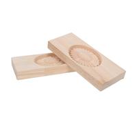 Levemolo 2 Pièces Décoration Classique de Chapiteau Romain en Bois Khaki Installation Conviviale et Détails Délicats pour Colonnes et Armoires