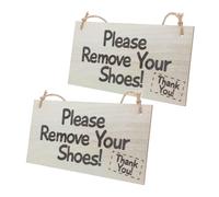 Levemolo 2 Pièces Décorations De Porte Désactivé Heures Dissolvant Moderne Panneau De Sortie De Chaussures Pas Première Douane Ton Devant Accueillir Personnalisé Fermer en