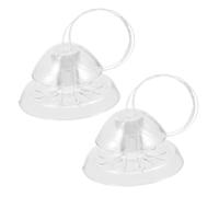 Levemolo 2 Pièces Dissolvant Desnail Aquatique Piège à Escargots D'aquarium Attraper Escargot pour Aquarium Grand Capteur D'escargots Décoration D'aquarium Accessoire Blanche