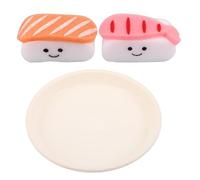 Levemolo 2 Pièces Éponge de Bain Moussante de Sushi pour Garçon et Filles, Design Cartoon Mignon, Séchage Rapide, Mousse Riche, Domicile et Voyage