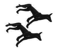 Levemolo 2 Pièces Mannequin Gonflable Chien PVC Noir Support Présentoir Vêtements Animaux Portable Léger et Réaliste pour Magasins Festivals Comptoirs