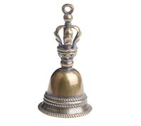 Levemolo 2 pièces Mini Cloches Laiton Pendentifs Décoratifs pour Porte-clés Petites Cloches Artisanales pour Bricolage et Collection Cadeau Original