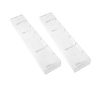 Levemolo 2 pièces Présentoir Mural Acrylique pour Vinyles et CD Étagère Murale Polyvalente pour Rangement Albums et Objets Décoratifs Installation Facile pour Bureau et Maison