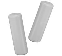 Levemolo 2 Pièces Set de Voyage de Toilette en PP, Réutilisable et Étanche, Se Sépare en 2 Gobelets de Rinçage, Format Compact pour Paquet à Dos ou Bagage Cabine, École et Voyageurs