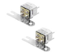 Levemolo 2 Pièces Tête Stéréo Enregistreur Audio Cassette Composants Métalliques Double Canal Bouton Pour Magnétophone Accessoires Précis Pour Lecteur