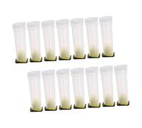 Levemolo 20 Pièces Cage à Reine Plastique Protection Anti-morsure pour Apiculture Outil pour Isolement des Abeilles et Élevage