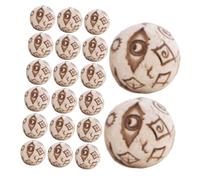 Levemolo 20 Pièces Galets en Résine Beige pour Aquarium Bords Lisses, Support de Biofiltration, pour Plantes Aquatiques et Aménagement Paysager Extérieur