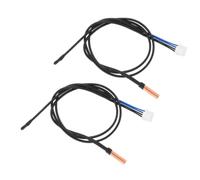 Levemolo 2pièces Capteur de Température Ntc Compatible Climatiseur Sonde Thermistor Étanche Haute Sensibilité pour Contrôle Précis Température