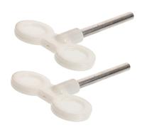 Levemolo 2pièces Clés De Remontage Pour Boîte à Musique Accessoires De Bricolage Compatibles Mécanisme Métallique Robuste Faciles à Installer Pour Amateurs Et Professionnels Musique